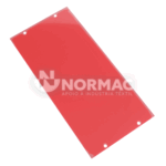 RED NYLON PLATE 120x250MM COMEC